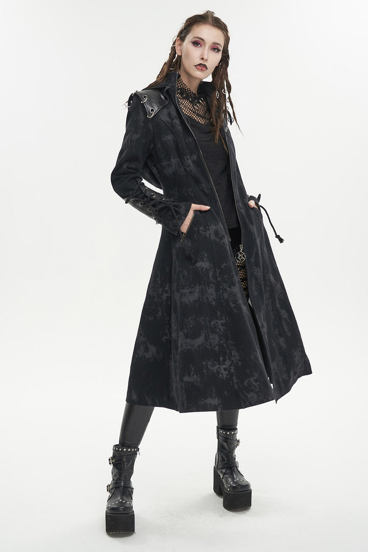 womens distressed post-apocalypse coat
