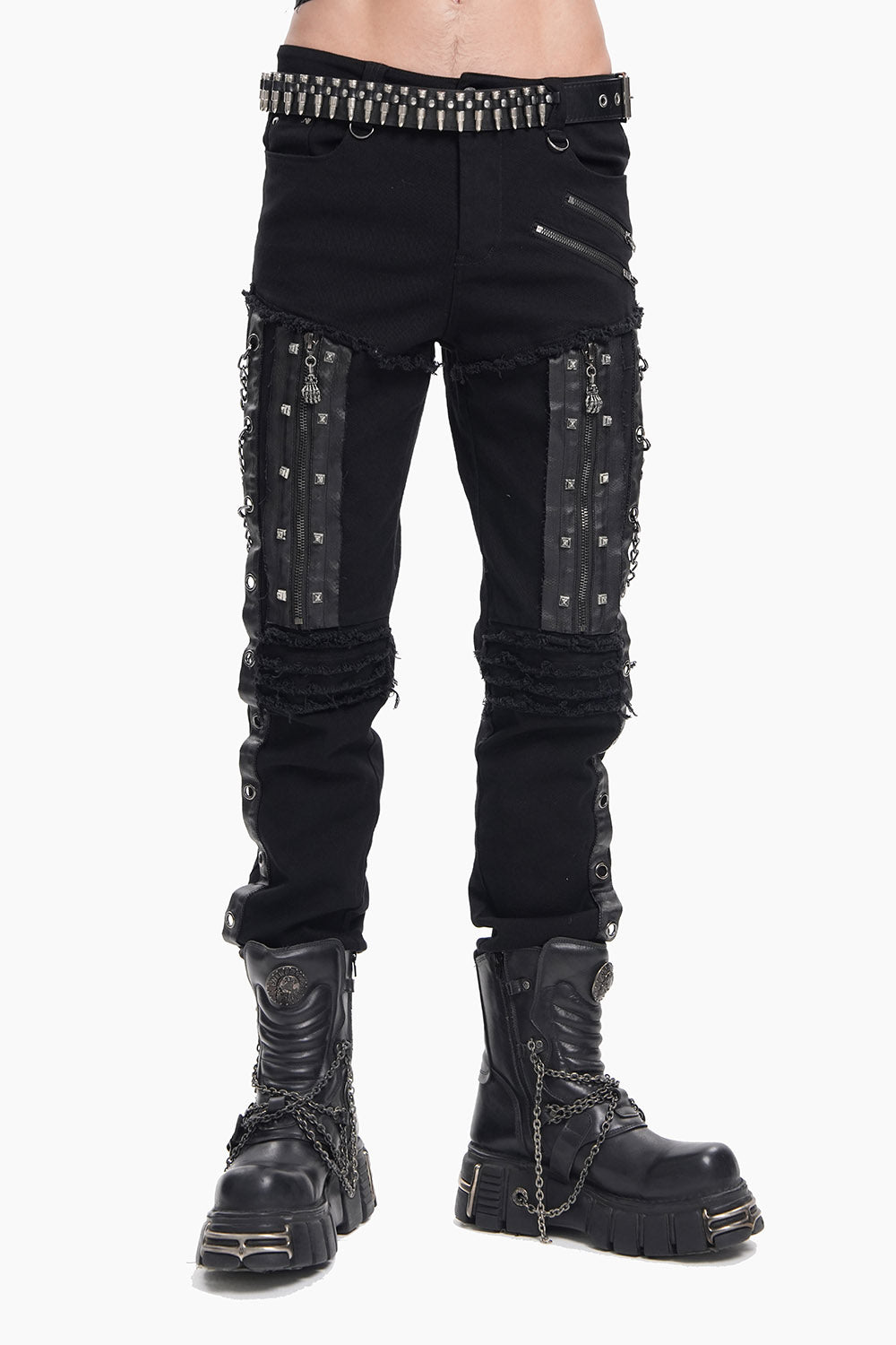 mens punk rock goth jeans