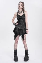 gothic halterneck top by punk rave 