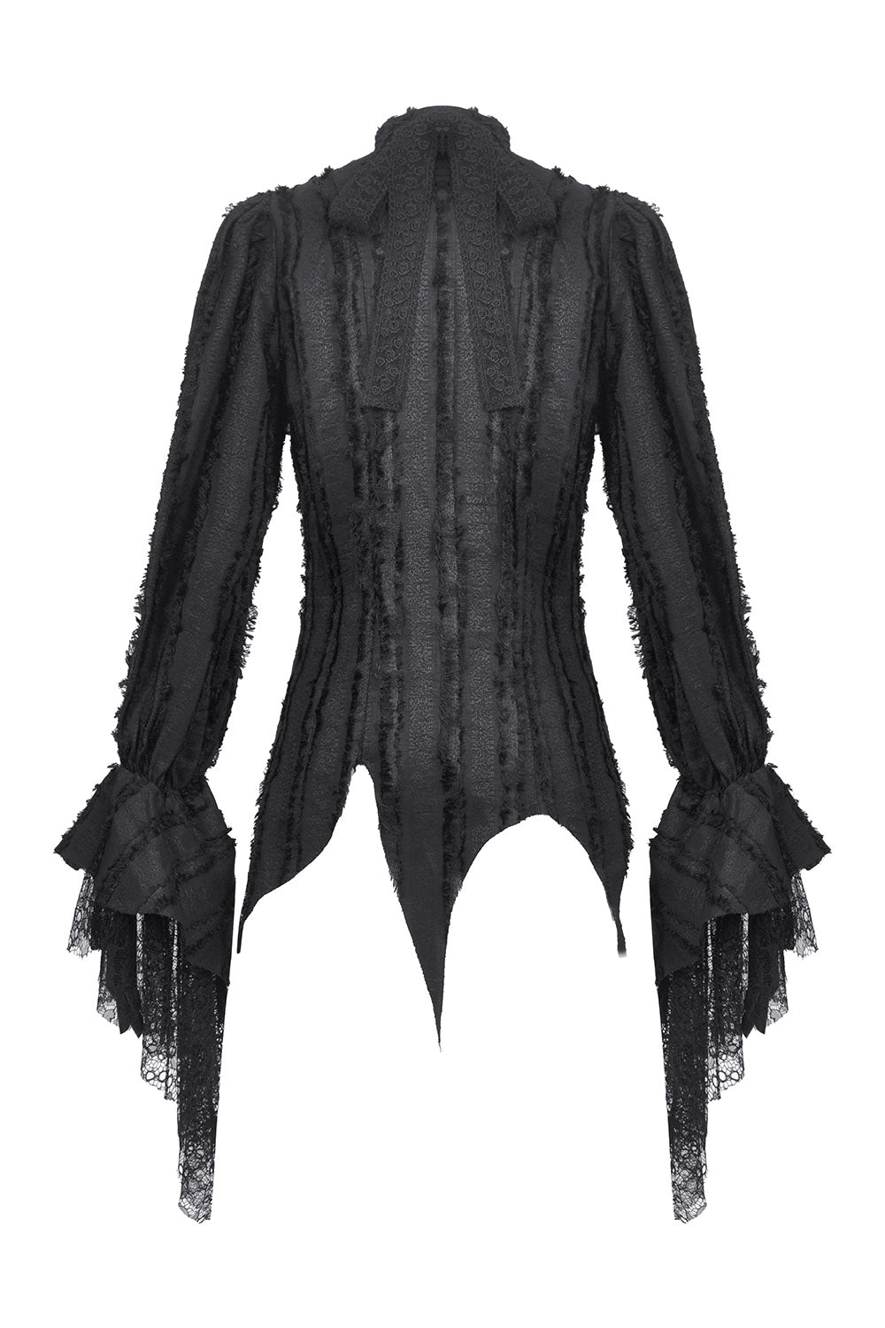 high collar gothic shirt