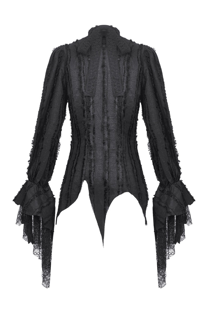 high collar gothic shirt