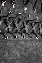 vegan friendly gothic vest