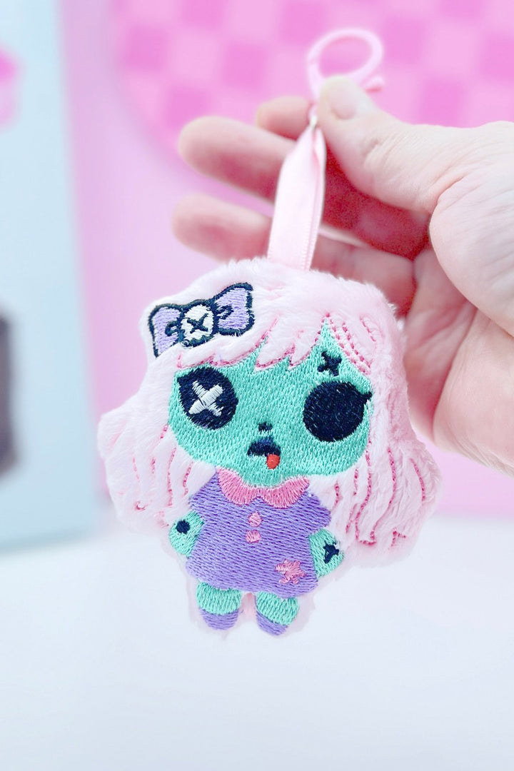 creepy cute doll plush 3d keychain