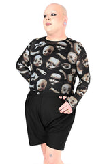 Sheer broken doll mesh top from Foxblood