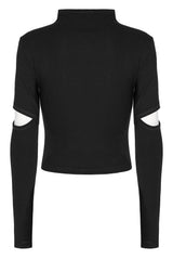 Doll Stitches Hollow - Out Top[BLACK] - womens tops - VampireFreaks - Punk Rave