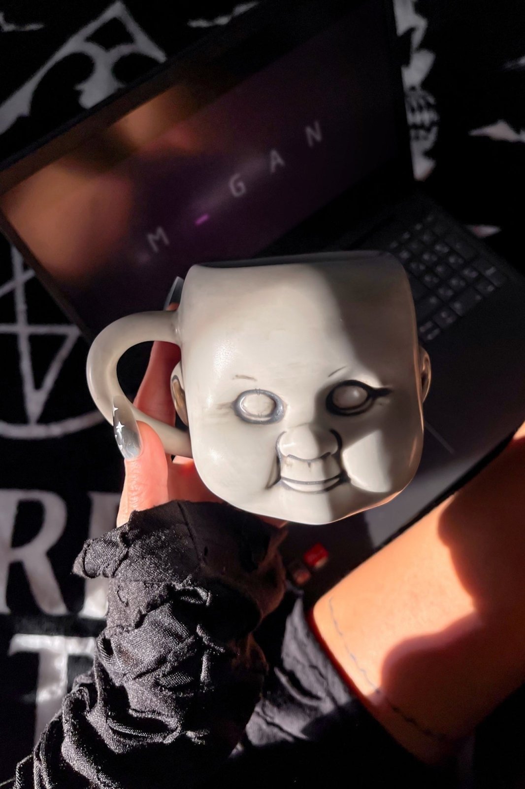 Dolls Head Mug - housewares - VampireFreaks - Killstar