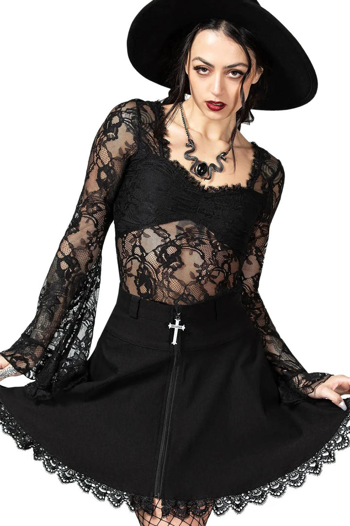 Dolor Top - womens tops - VampireFreaks - Killstar