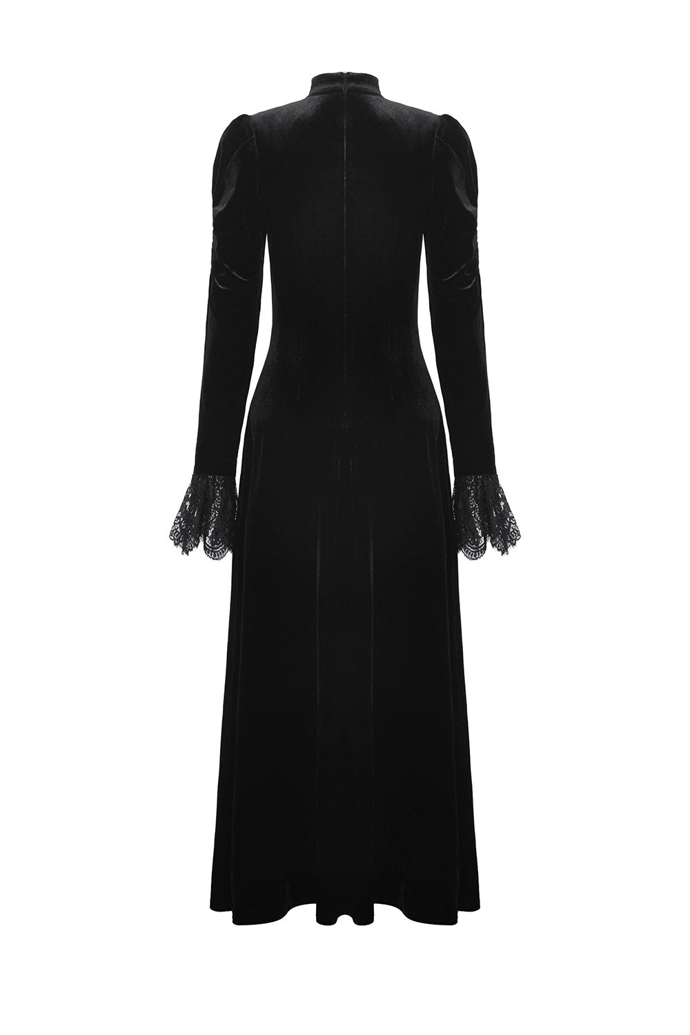 Dolorous Vintage Velvet Maxi Dress - dresses - VampireFreaks - Dark In Love