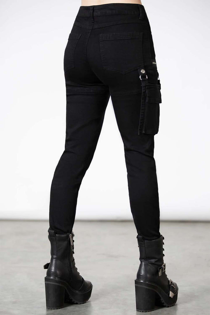 Dominance Skinny Jeans - womens bottoms - VampireFreaks - Killstar