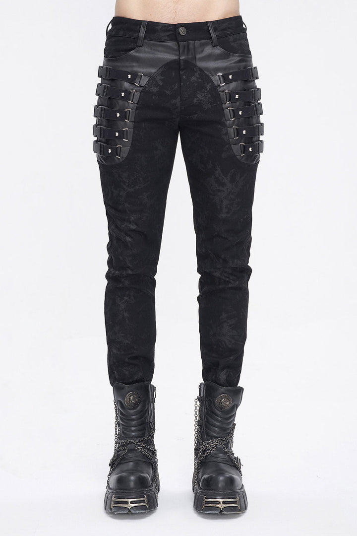 Doomsday Distressed Skinny Jeans - mens pants - VampireFreaks - Devil Fashion