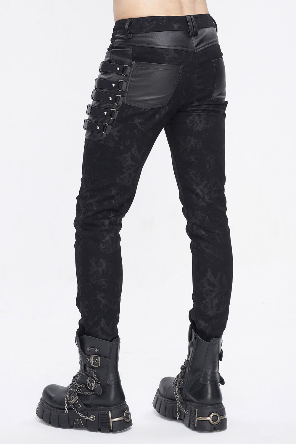 Doomsday Distressed Skinny Jeans - mens pants - VampireFreaks - Devil Fashion