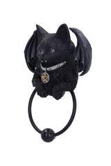 black resin door knocker