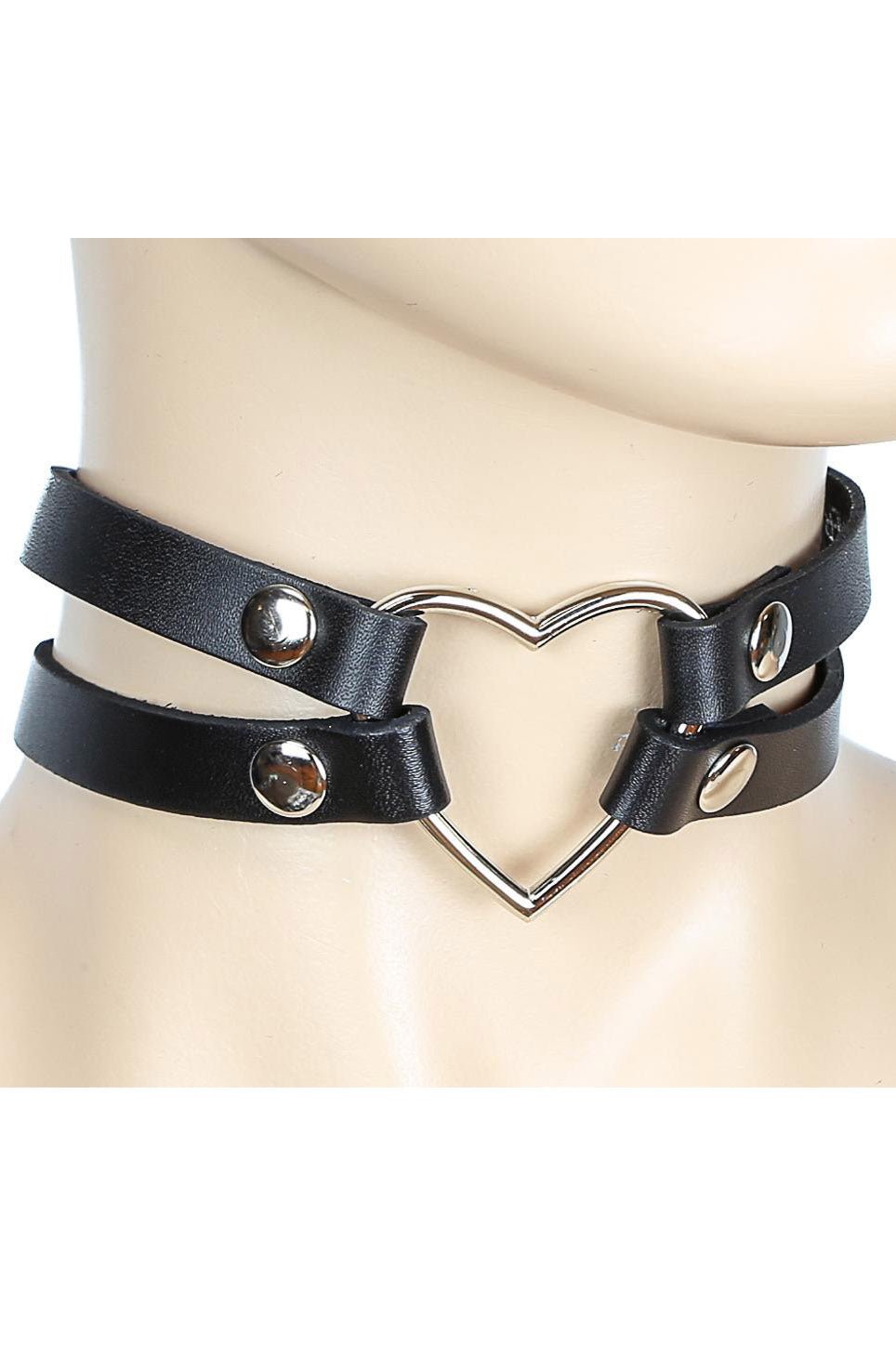 Double Dip Heart Choker