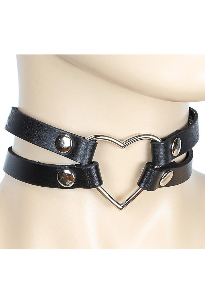 Double Dip Heart Choker - chokers - VampireFreaks - Funk Plus