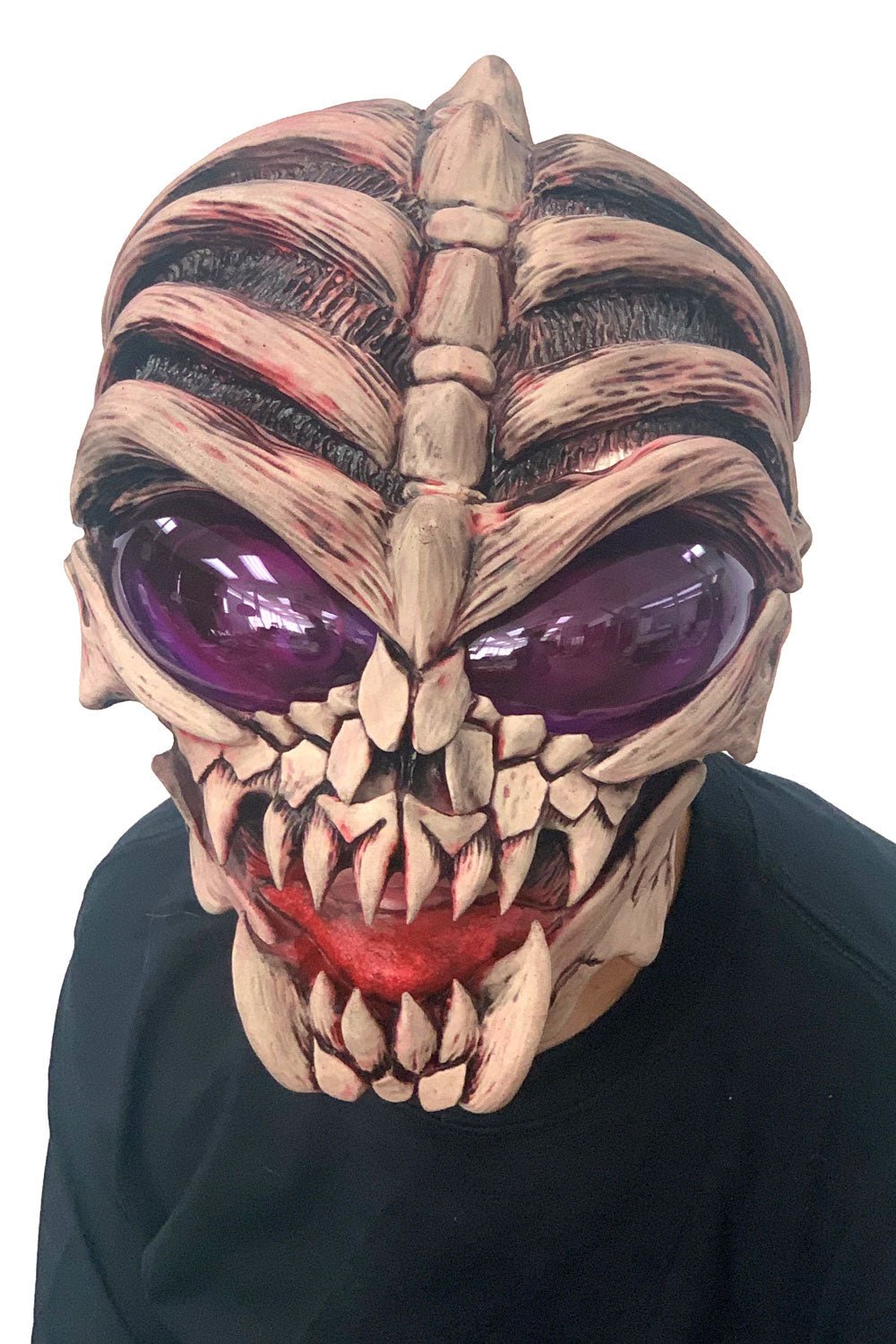 Down To Earth Alien Skull Latex Mask