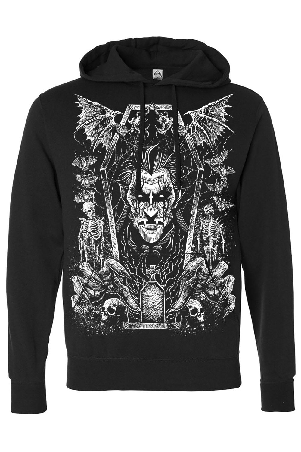 gothic halloween vampire hoodie