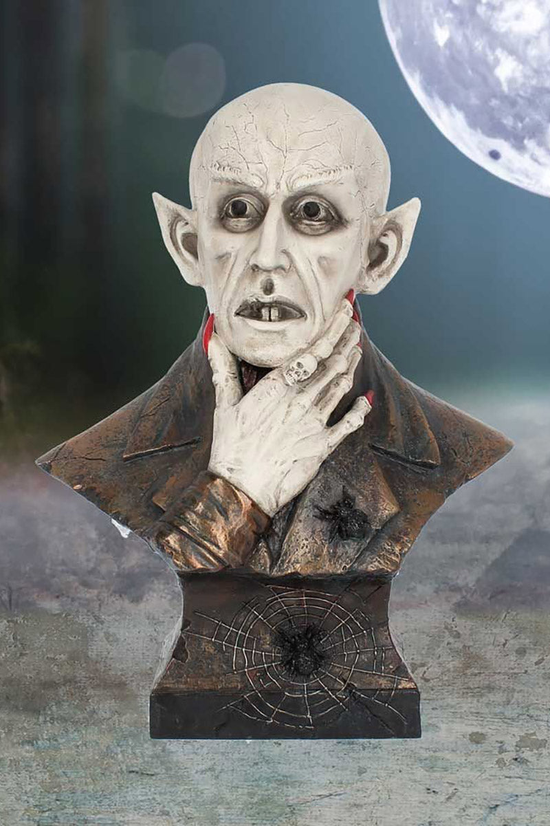 gothic dracula bust statue 