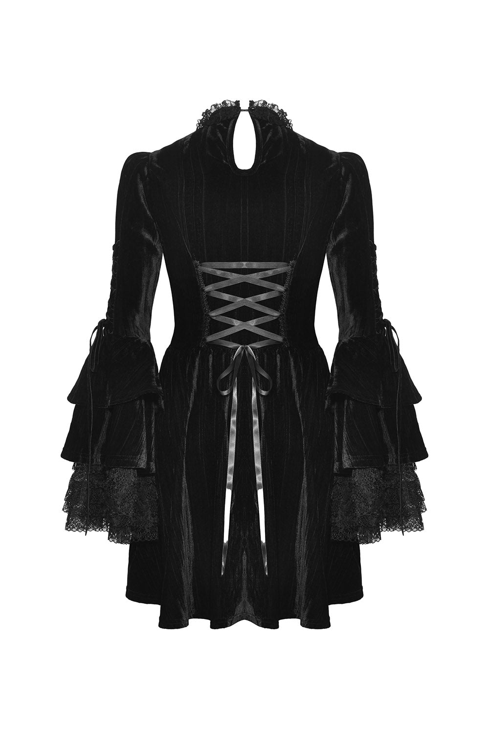 Draculara Black Velvet Dress - dresses - VampireFreaks - Dark In Love