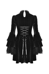 Draculara Black Velvet Dress - dresses - VampireFreaks - Dark In Love