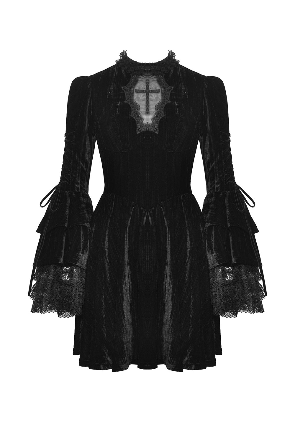 Draculara Black Velvet Dress - dresses - VampireFreaks - Dark In Love