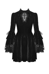 Draculara Black Velvet Dress - dresses - VampireFreaks - Dark In Love