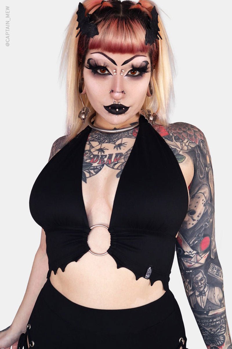 Draculas Daughter O-Ring Halter Top