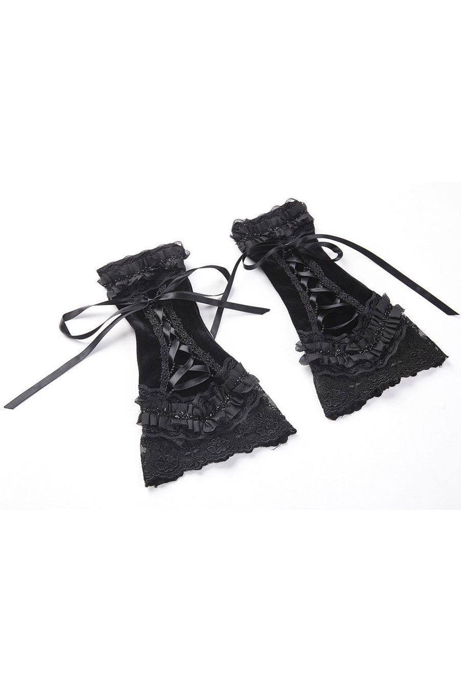 Draculette Ruffled Gloves