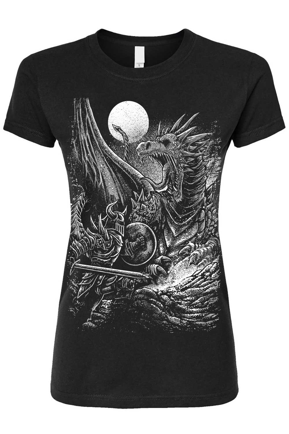 Camiseta del caballero dragón