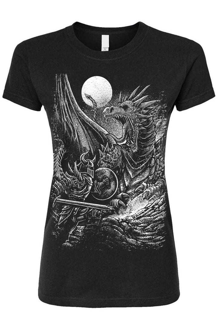 Camiseta del caballero dragón
