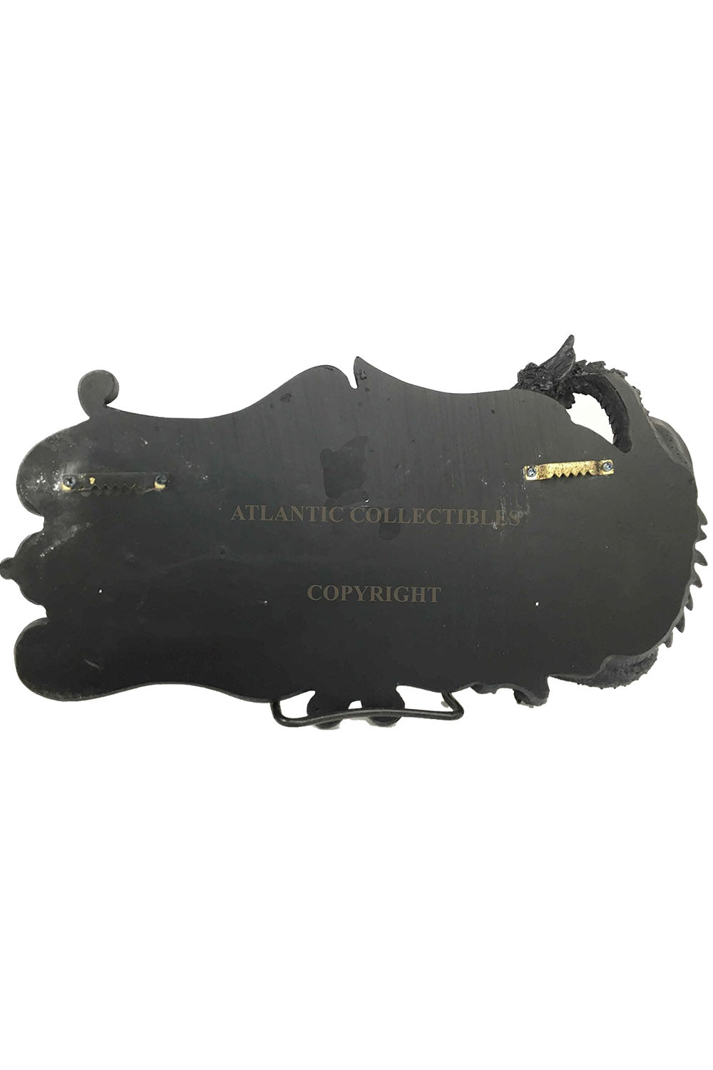 gothic dragon wall plaque welcome sign with hanging hardware on the back 