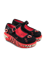 monster eyeball and teeth shoes for halloween