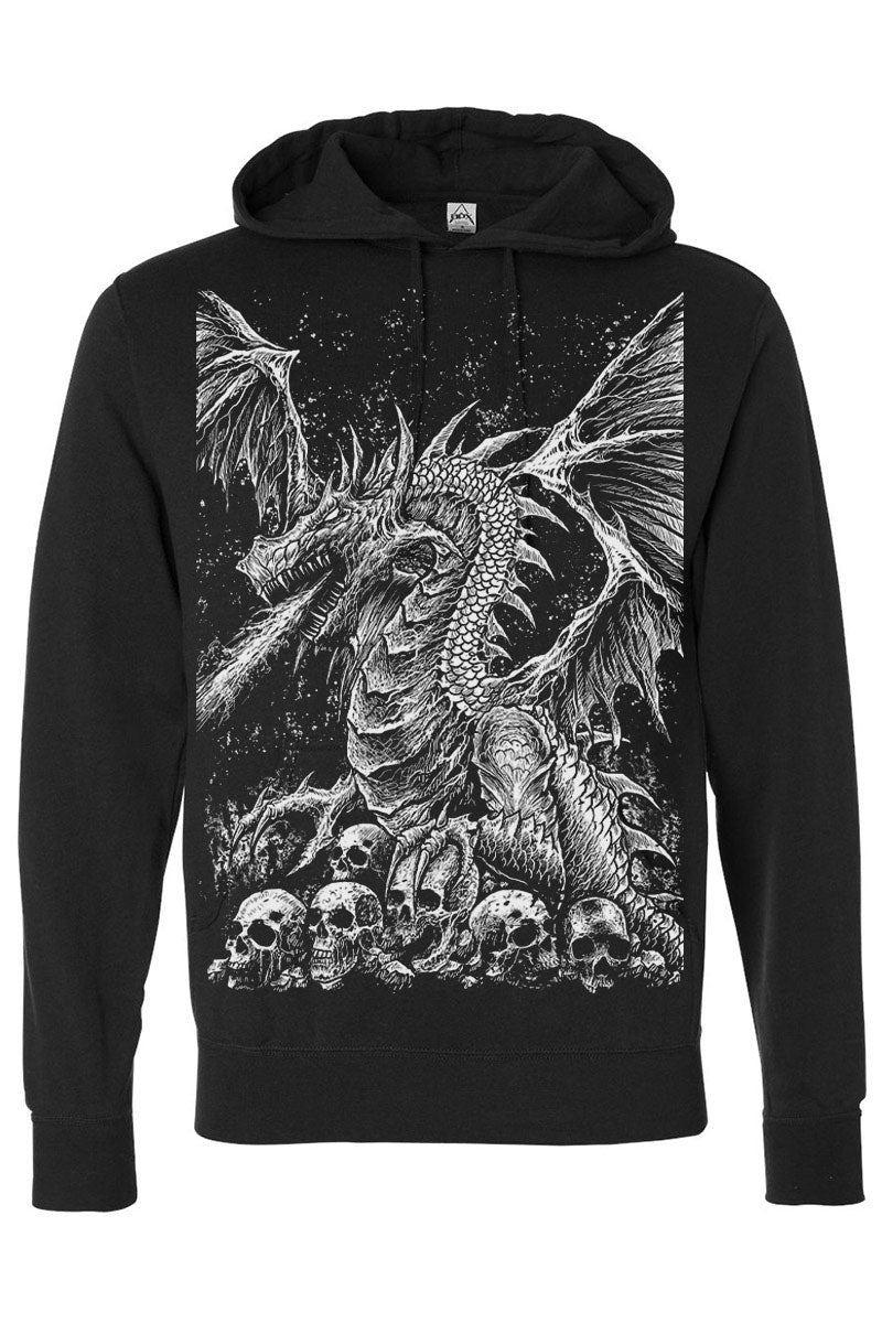 Dragon's Lair Pullover Hoodie - mens outerwear - VampireFreaks - VampireFreaks