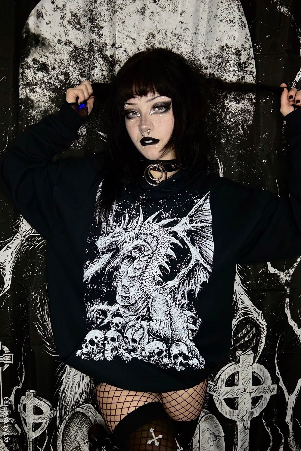 Dragon's Lair Pullover Hoodie - mens outerwear - VampireFreaks - VampireFreaks