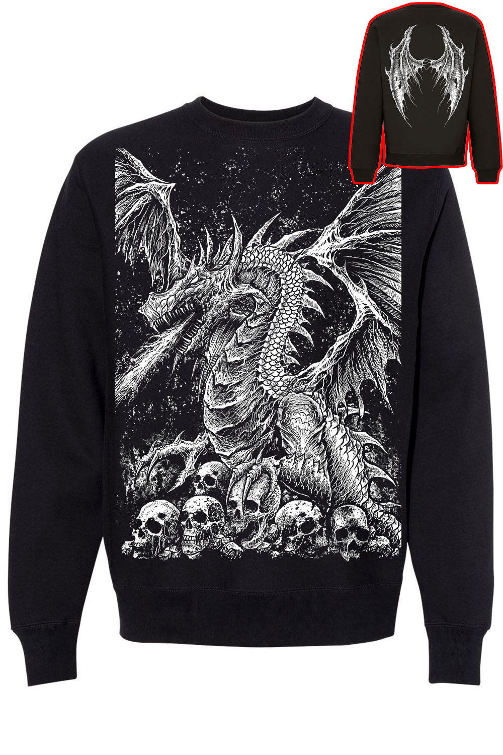 Dragon's Lair Sweatshirt - mens outerwear - VampireFreaks - VampireFreaks