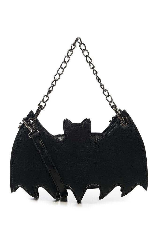 Drawn to Darkness Bat Shoulder Bag - bags & wallets - VampireFreaks - Banned Apparel / Lost Queen