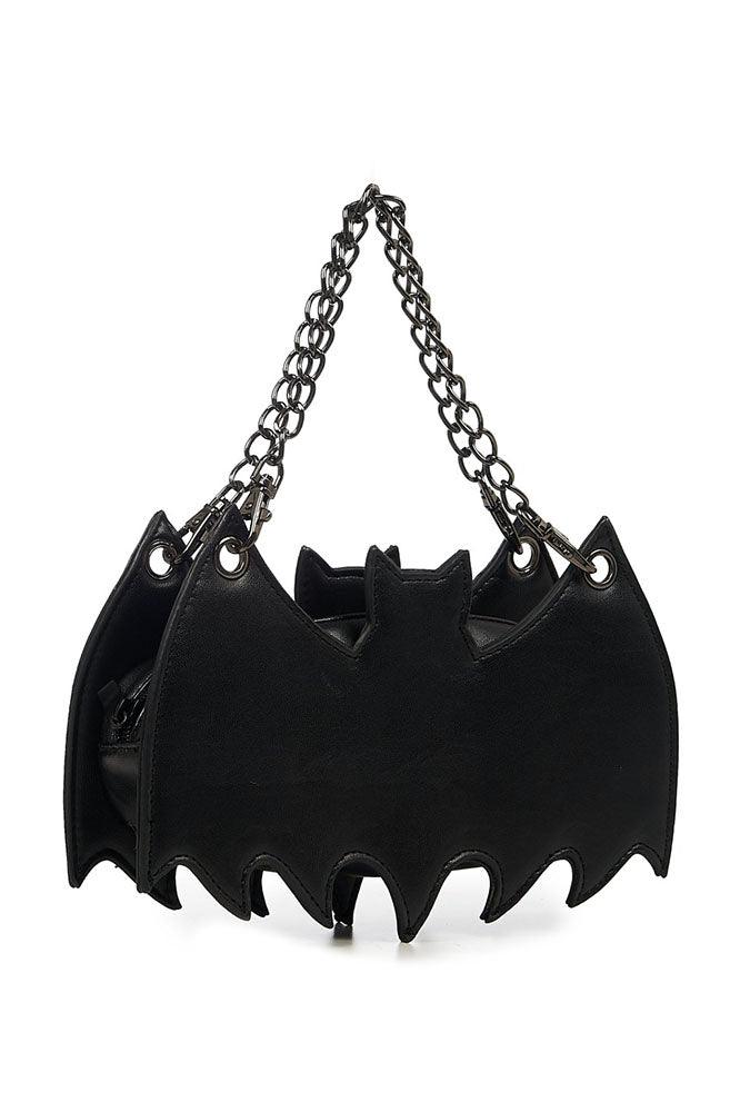 Drawn to Darkness Bat Shoulder Bag - bags & wallets - VampireFreaks - Banned Apparel / Lost Queen