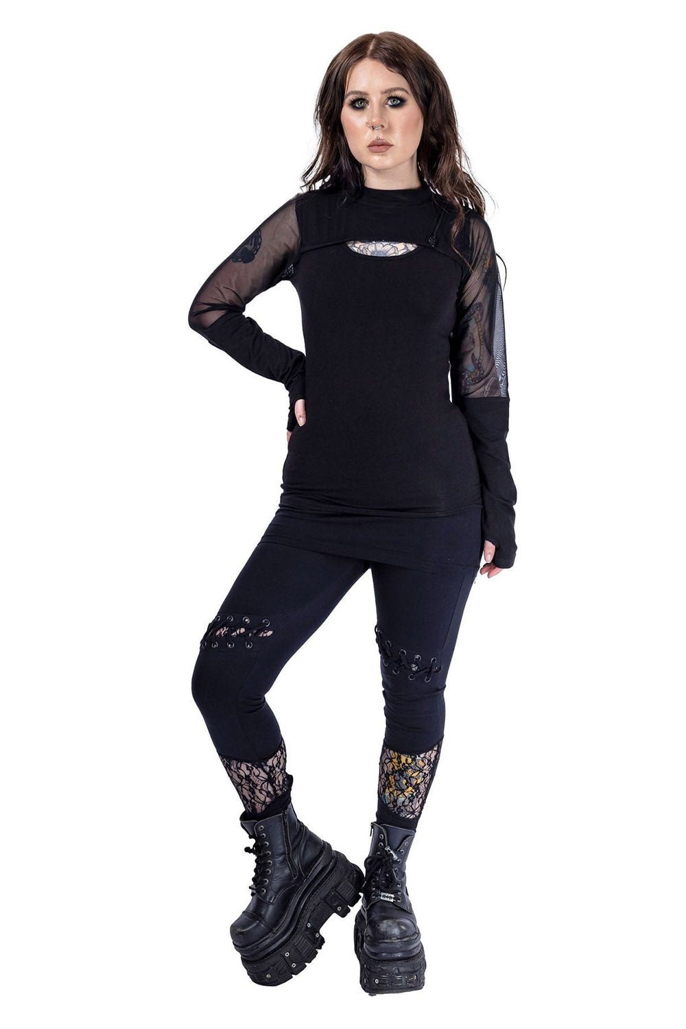 Dreama Leggings - womens bottoms - VampireFreaks - Poizen Industries