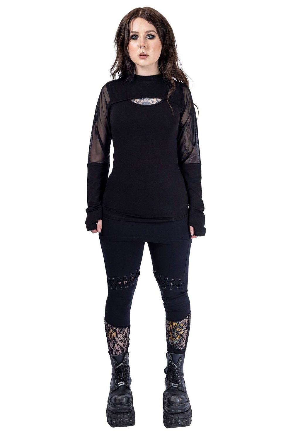 Dreama Leggings - womens bottoms - VampireFreaks - Poizen Industries