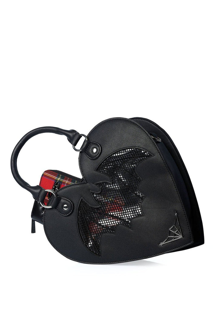 Dreamology Bat Heart Handbag - bags & wallets - VampireFreaks - Banned Apparel / Lost Queen