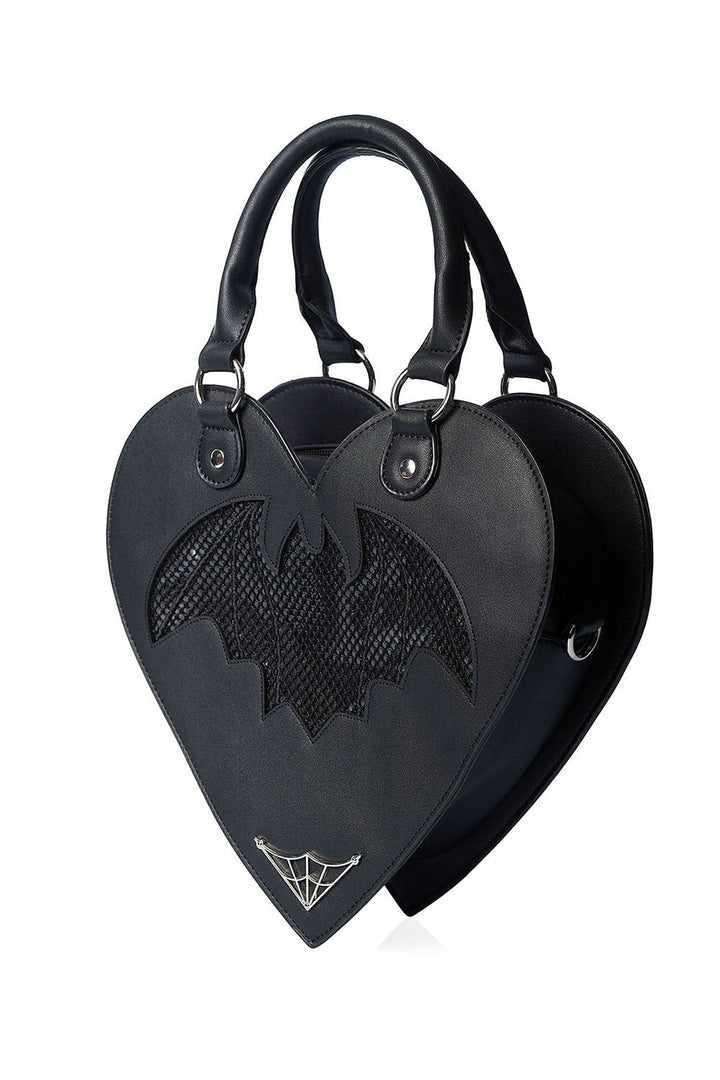 Dreamology Bat Heart Handbag - bags & wallets - VampireFreaks - Banned Apparel / Lost Queen