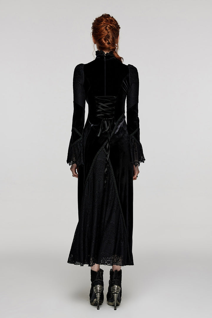black layered dress