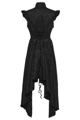 vintage gothic Lace Ruffle Gothic Vest from Punk Rave