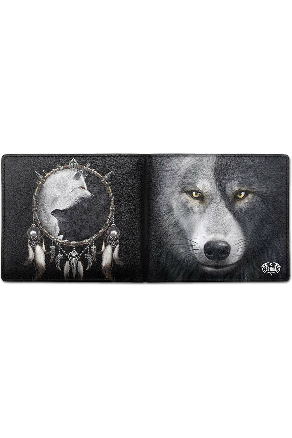 Duality of the Wolf Bifold Wallet - bags & wallets - VampireFreaks - Spiral