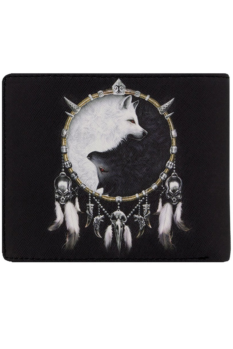 Duality of the Wolf Bifold Wallet - bags & wallets - VampireFreaks - Spiral