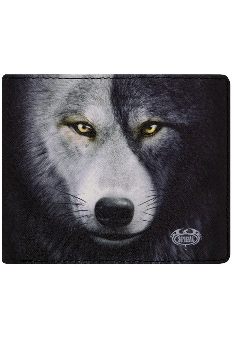 Duality of the Wolf Bifold Wallet - bags & wallets - VampireFreaks - Spiral