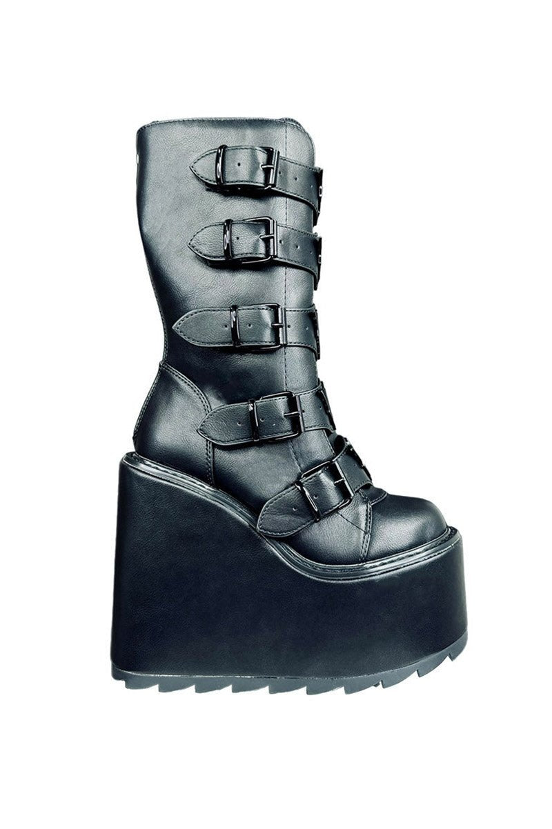 Dune Bat Goth Platform Boots [Blackout] - womens shoes - VampireFreaks - YRU