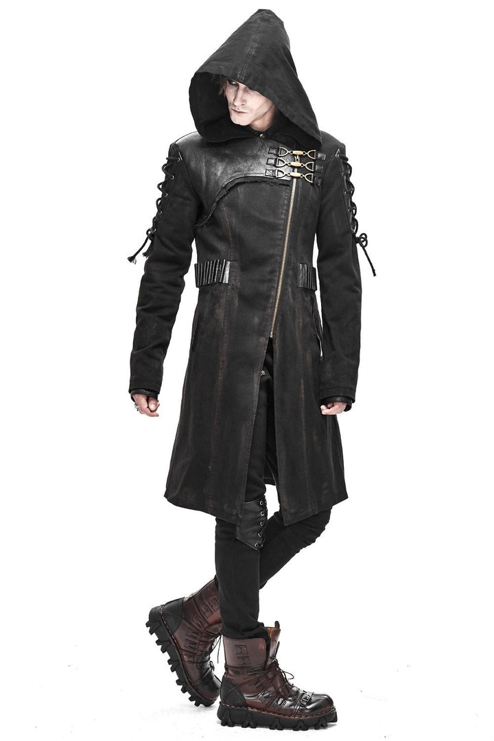 Dust Eater Wasteland Trench Coat - mens outerwear - VampireFreaks - Devil Fashion