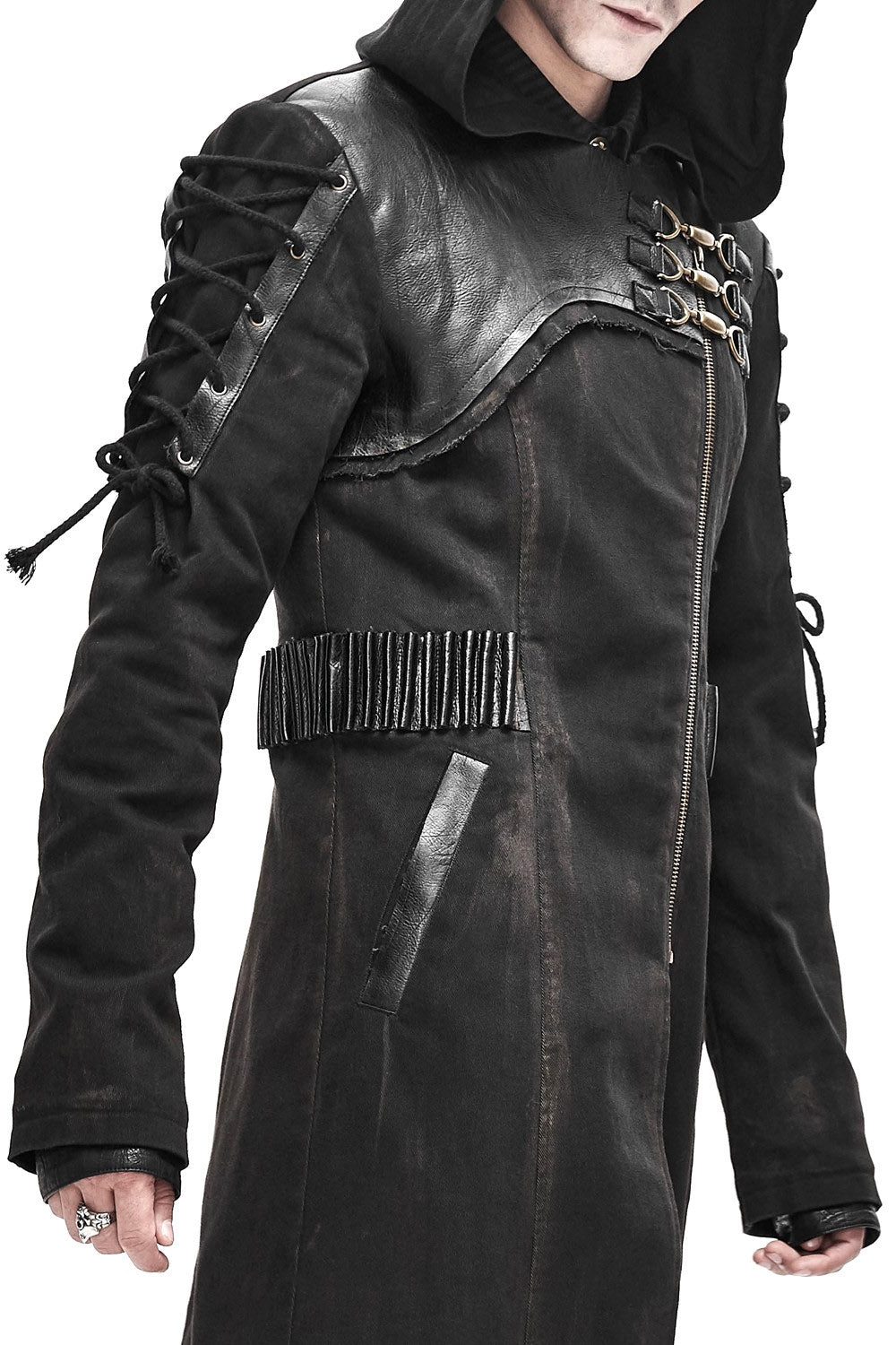 Dust Eater Wasteland Trench Coat - mens outerwear - VampireFreaks - Devil Fashion