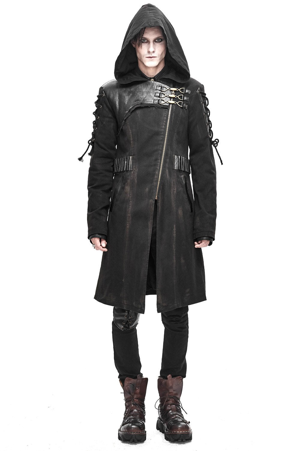 Dust Eater Wasteland Trench Coat - mens outerwear - VampireFreaks - Devil Fashion