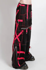 plus size mens tripp NYC hot pink and black pants